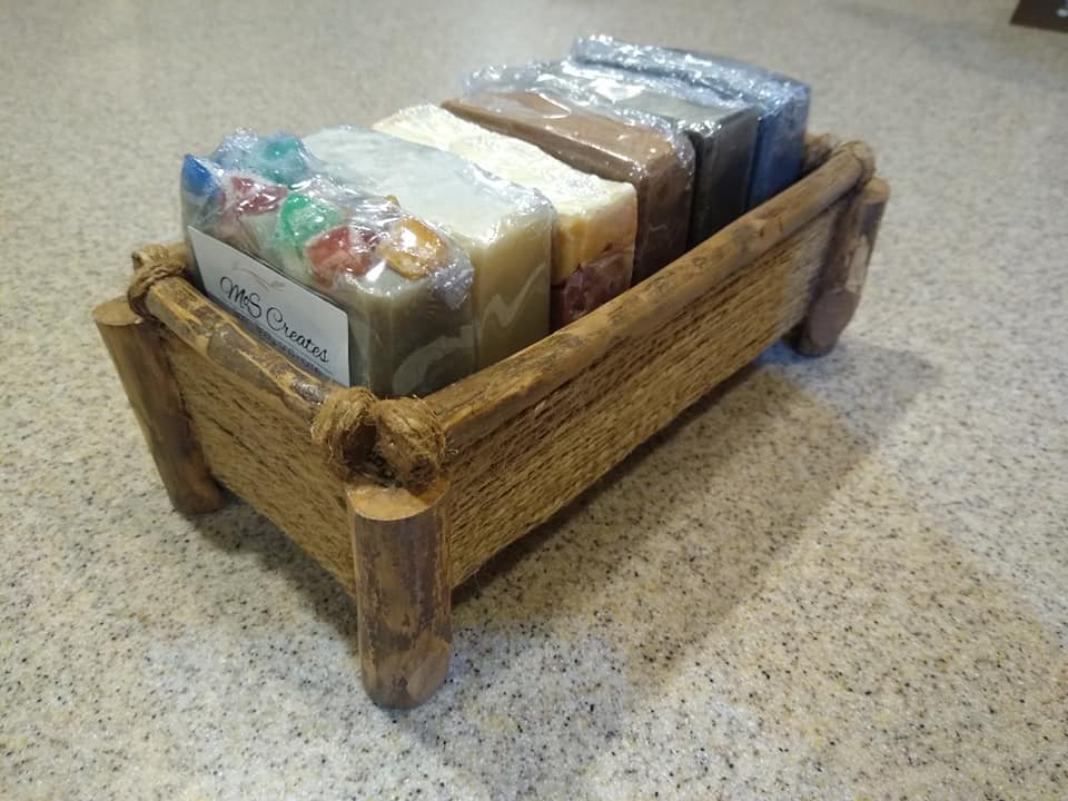 Wooden soap holder